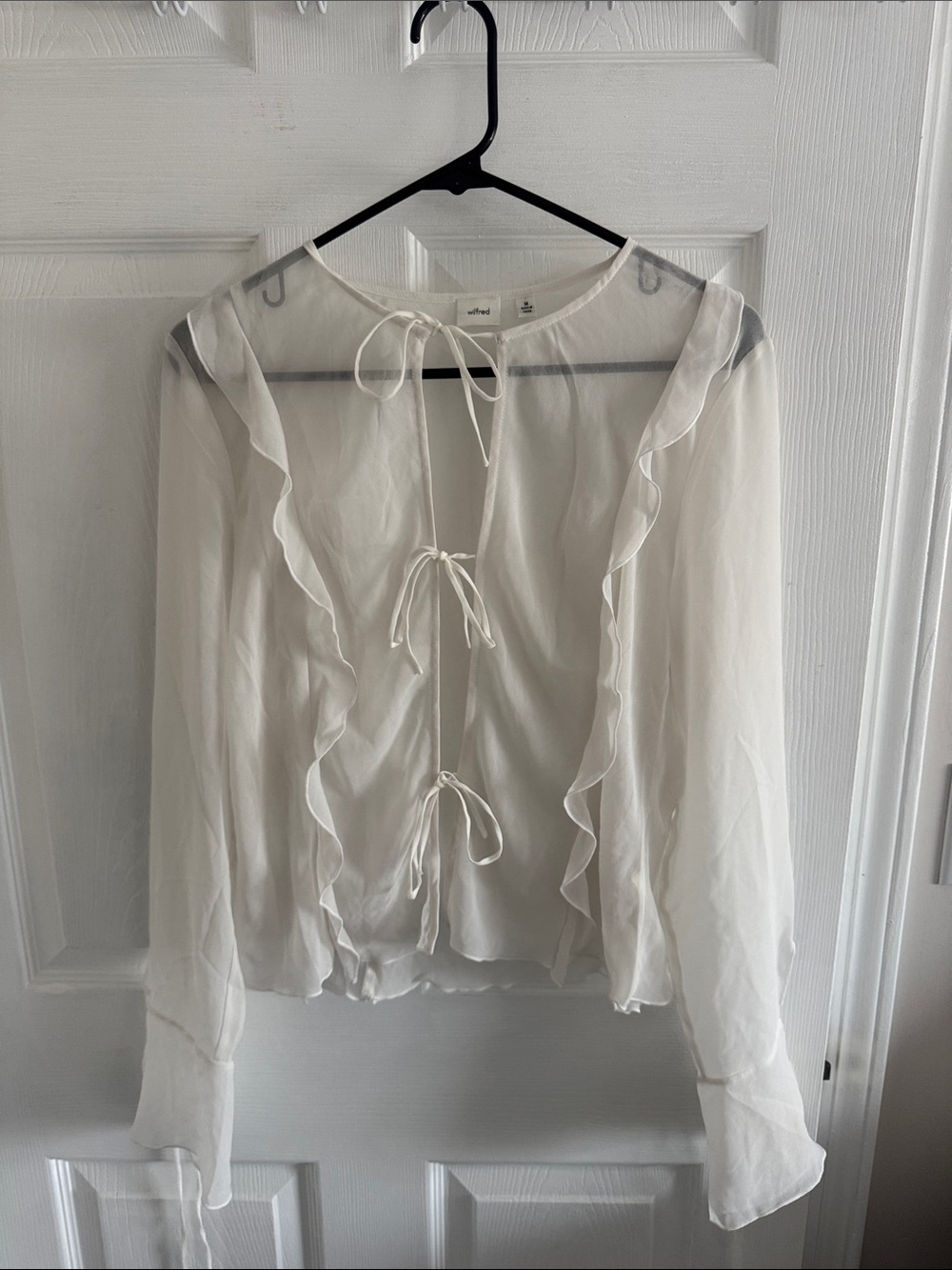 Aritzia White Blouse